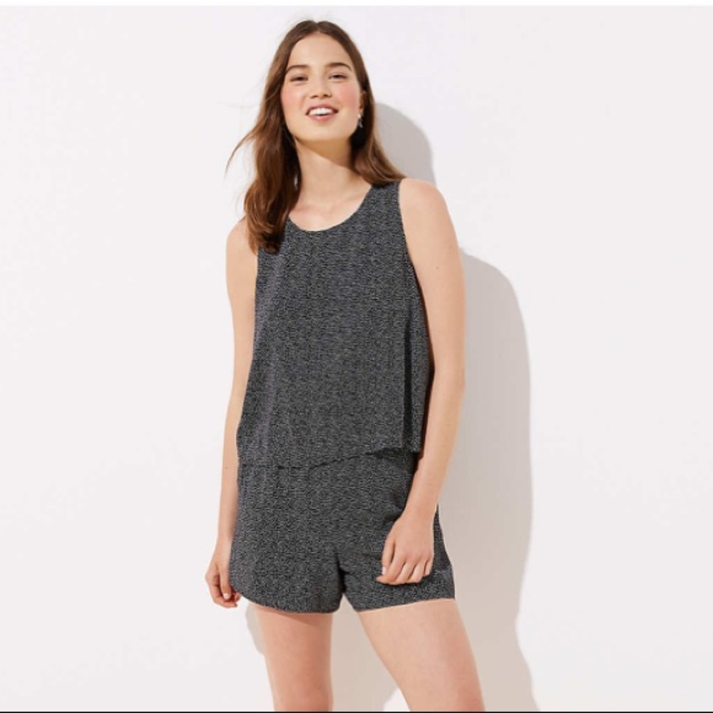 Loft dotted romper NWT
